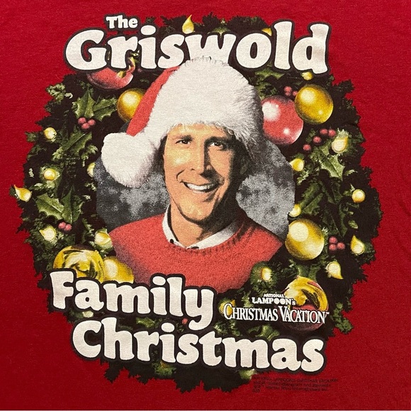 National Lampoons Christmas Vacation Griswold Family Movie T Shirt Size Medium - Picture 2 of 3
